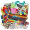 Art and Craft Kits – Mega Kids Arts & Crafts Supply Set (1750+ Pieces) for Ages 4–8 – Pom Poms, Pipe Cleaners, Googly Eyes, Foam, Feathers & More